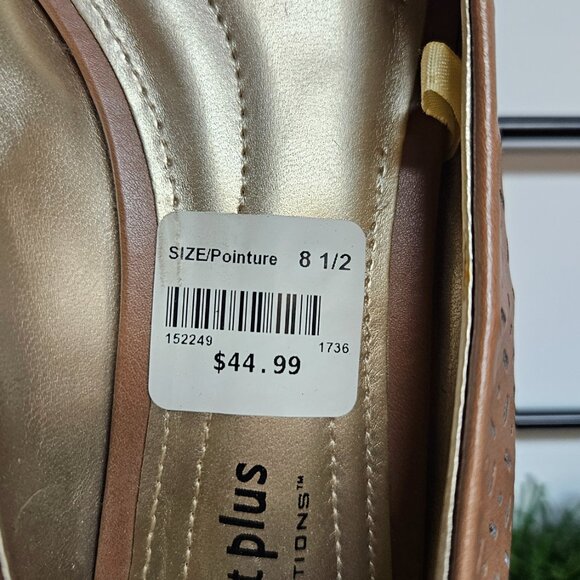 Ladies peep toe wedge 8.5 - Picture 4 of 5